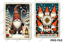 Christmas Tarot Card PNG | Christmas Printable Design Product Image 1
