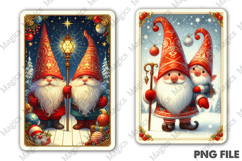 Christmas Tarot Card PNG | Christmas Printable Design Product Image 1
