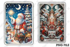 Christmas Tarot Card PNG Files Product Image 1