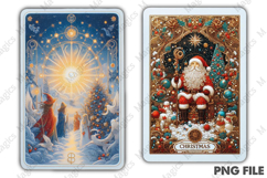 Christmas Tarot Card PNG Files Product Image 1