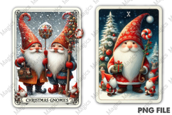 Christmas Tarot Card PNG | Christmas Printable Design Product Image 1