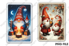 Christmas Tarot Card PNG | Christmas Printable Design Product Image 1