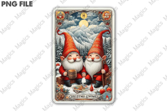 Christmas Tarot Card PNG | Christmas Printable Design Product Image 2