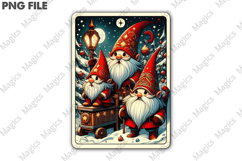 Christmas Tarot Card PNG | Christmas Printable Design Product Image 2