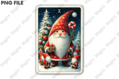 Christmas Tarot Card PNG | Christmas Printable Design Product Image 2