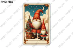 Christmas Tarot Card PNG | Christmas Printable Design Product Image 3