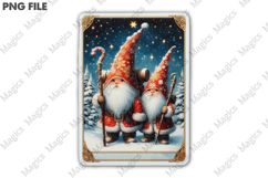 Christmas Tarot Card PNG | Christmas Printable Design Product Image 3