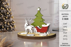 Christmas Tea Candle Holders Bundle Laser Cut. Christmas SVG Product Image 10