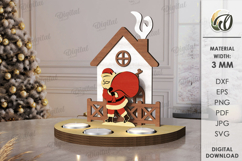 Christmas Tea Candle Holders Bundle Laser Cut. Christmas SVG Product Image 11