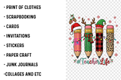 Christmas Teacher life PNG Product Image 3