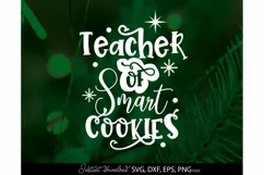 Teacher Christmas SVG, Teacher Christmas Shirt SVG, PNG, EPS Product Image 2