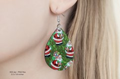 Christmas Teardrop Earrings  Christmas Sublimation Earrings