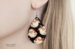 Christmas Teardrop Earrings  Christmas Sublimation Earrings