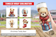 Christmas Teddy Bear Tumbler Product Image 1