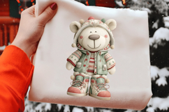 Christmas Teddy Bear Clipart Png Product Image 2