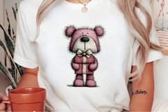 Christmas Teddy Bear Clipart Sublimation Product Image 2