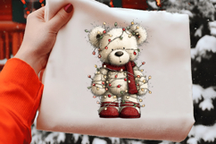 Christmas Teddy Bear Clipart Product Image 2
