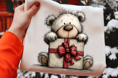 Christmas Teddy Bear Clipart Product Image 2