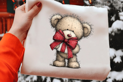 Christmas Teddy Bear Clipart Product Image 2