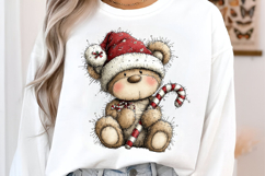 Christmas Teddy Bear Clipart Product Image 3