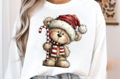 Christmas Teddy Bear Clipart Product Image 3