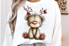Christmas Teddy Bear Clipart Product Image 3