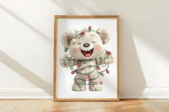 Christmas Teddy Bear Clipart Png Product Image 3