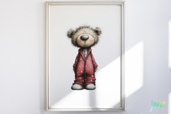 Christmas Teddy Bear Clipart Product Image 9
