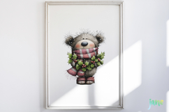 Christmas Teddy Bear Clipart Product Image 2