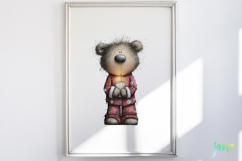 Christmas Teddy Bear Clipart Product Image 2