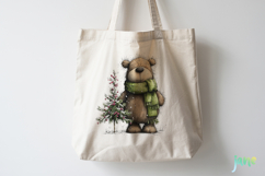 Christmas Teddy Bear Clipart Product Image 3