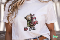 Christmas Teddy Bear Clipart Product Image 5