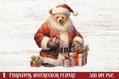 Christmas Teddy Bear Clipart Sublimation, Christmas PNG Product Image 1