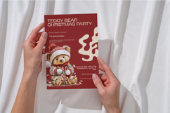 Christmas Teddy Bear Cliparts Product Image 2