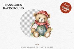 Christmas Teddy Bear Toy Santa Winter Clipart PNG Scrapbook watercolor Christmas Santa teddy bear toy character xmas clipart nursery art holiday winter Nursery wall art card making collage printable files xmas decor junk journal sublimation santa 