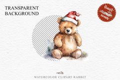 Christmas Teddy Bear Toy Santa Winter Clipart PNG Scrapbook watercolor Christmas Santa teddy bear toy character xmas clipart nursery art holiday winter Nursery wall art card making collage printable files xmas decor junk journal sublimation santa 