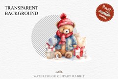Christmas Teddy Bear Toy Santa Winter Clipart PNG Scrapbook watercolor Christmas Santa teddy bear toy character xmas clipart nursery art holiday winter Nursery wall art card making collage printable files xmas decor junk journal sublimation santa 