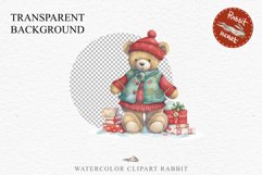 Christmas Teddy Bear Toy Santa Winter Clipart PNG Scrapbook watercolor Christmas Santa teddy bear toy character xmas clipart nursery art holiday winter Nursery wall art card making collage printable files xmas decor junk journal sublimation santa 