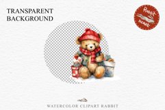 Christmas Teddy Bear Toy Santa Winter Clipart PNG Scrapbook watercolor Christmas Santa teddy bear toy character xmas clipart nursery art holiday winter Nursery wall art card making collage printable files xmas decor junk journal sublimation santa 
