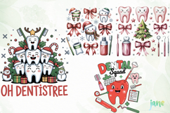 Christmas Teeth Dentist Sublimation Product Image 1