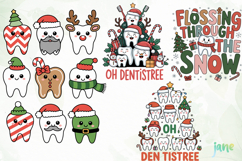Christmas Teeth Dentist Sublimation Product Image 1