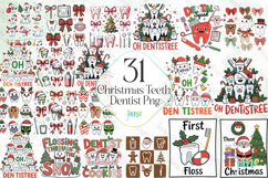 Christmas Teeth Dentist Sublimation Product Image 1
