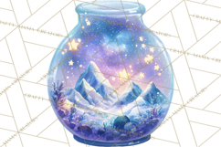 Christmas Terrarium Clipart PNG Product Image 5