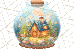 Christmas Terrarium Clipart PNG Product Image 3