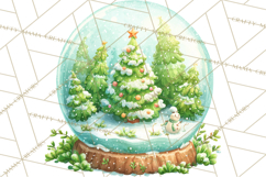 Christmas Terrarium Clipart PNG Product Image 4