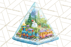 Christmas Terrarium Clipart PNG Product Image 5