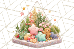 Christmas Terrarium Clipart PNG Product Image 2
