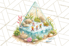 Christmas Terrarium Clipart PNG Product Image 3