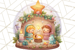 Christmas Terrarium Clipart PNG Product Image 2
