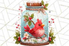 Christmas Terrarium Clipart PNG Product Image 4